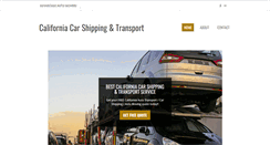 Desktop Screenshot of californiacartransport.weebly.com