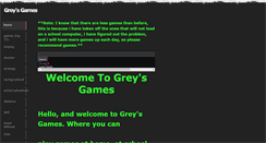 Desktop Screenshot of greygames.weebly.com