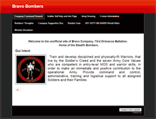 Tablet Screenshot of bravobombers.weebly.com