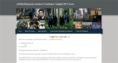 Desktop Screenshot of mrsedwardcullentwilightroleplay.weebly.com