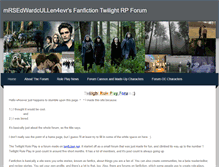 Tablet Screenshot of mrsedwardcullentwilightroleplay.weebly.com