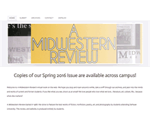 Tablet Screenshot of amidwesternreview.weebly.com