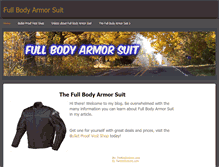 Tablet Screenshot of fullbodyarmorsuit.weebly.com