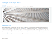 Tablet Screenshot of foreignexchangeind.weebly.com