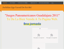 Tablet Screenshot of ligajuchitlan.weebly.com