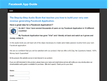 Tablet Screenshot of facebookappguide.weebly.com
