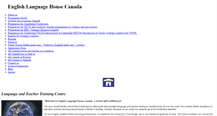 Desktop Screenshot of englishlanguagehousecanada.weebly.com