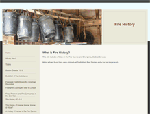 Tablet Screenshot of firehistory.weebly.com