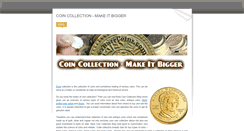 Desktop Screenshot of coincollectionmakeitbigger.weebly.com