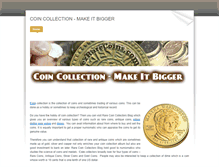 Tablet Screenshot of coincollectionmakeitbigger.weebly.com