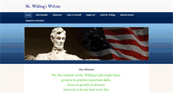 Desktop Screenshot of mrwildingswebsite.weebly.com