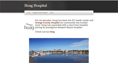 Desktop Screenshot of hoaghospital.weebly.com