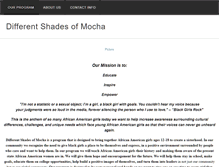 Tablet Screenshot of differentshadesofmocha.weebly.com