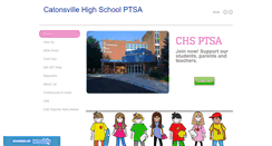 Desktop Screenshot of catonsvillehsptsa.weebly.com