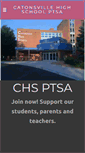 Mobile Screenshot of catonsvillehsptsa.weebly.com