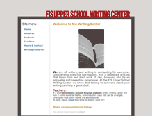 Tablet Screenshot of fiswritingcenter.weebly.com