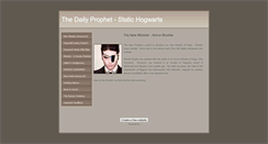 Desktop Screenshot of dailyprophet.weebly.com