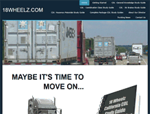Tablet Screenshot of 18wheelz.weebly.com