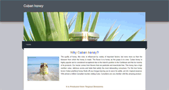 Desktop Screenshot of cubanhoney.weebly.com
