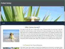 Tablet Screenshot of cubanhoney.weebly.com