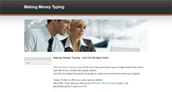 Desktop Screenshot of makingmoneytyping.weebly.com