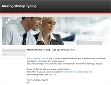 Tablet Screenshot of makingmoneytyping.weebly.com