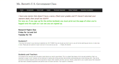 Desktop Screenshot of berrettsclass.weebly.com