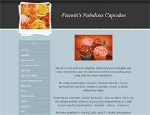 Tablet Screenshot of fiorettisfabulouscupcakes.weebly.com