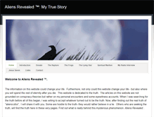 Tablet Screenshot of aliensrevealed.weebly.com