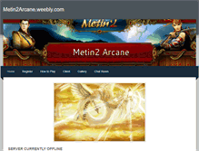 Tablet Screenshot of metin2arcane.weebly.com
