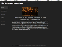 Tablet Screenshot of clowesanddunlapband.weebly.com