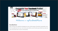 Desktop Screenshot of myfacebooktheme.weebly.com