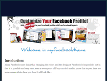 Tablet Screenshot of myfacebooktheme.weebly.com