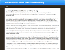 Tablet Screenshot of blackrainbowcomics.weebly.com