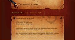 Desktop Screenshot of lostwanderers.weebly.com