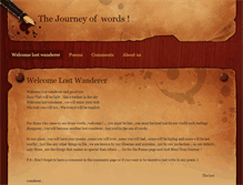 Tablet Screenshot of lostwanderers.weebly.com