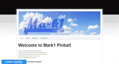 Desktop Screenshot of mark1pinball.weebly.com