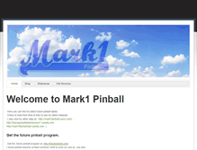 Tablet Screenshot of mark1pinball.weebly.com