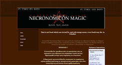 Desktop Screenshot of necronomiconmagic.weebly.com