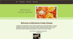 Desktop Screenshot of montanasfudgeshoppe.weebly.com