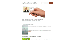 Desktop Screenshot of mycrosscenteredlife.weebly.com