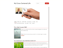 Tablet Screenshot of mycrosscenteredlife.weebly.com