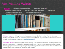 Tablet Screenshot of lmullins.weebly.com