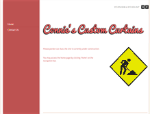 Tablet Screenshot of conniescurtains.weebly.com