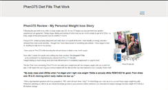 Desktop Screenshot of phen375dietpillsthatwork.weebly.com