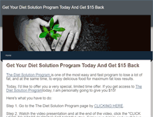 Tablet Screenshot of dietsolutionprogram9900.weebly.com