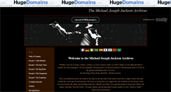 Desktop Screenshot of mjjarchives.weebly.com