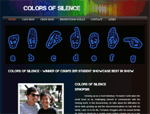 Tablet Screenshot of colorsofsilence.weebly.com