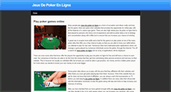 Desktop Screenshot of jeuxdepokerenligne.weebly.com