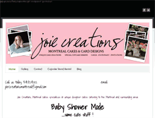 Tablet Screenshot of joiecreations.weebly.com